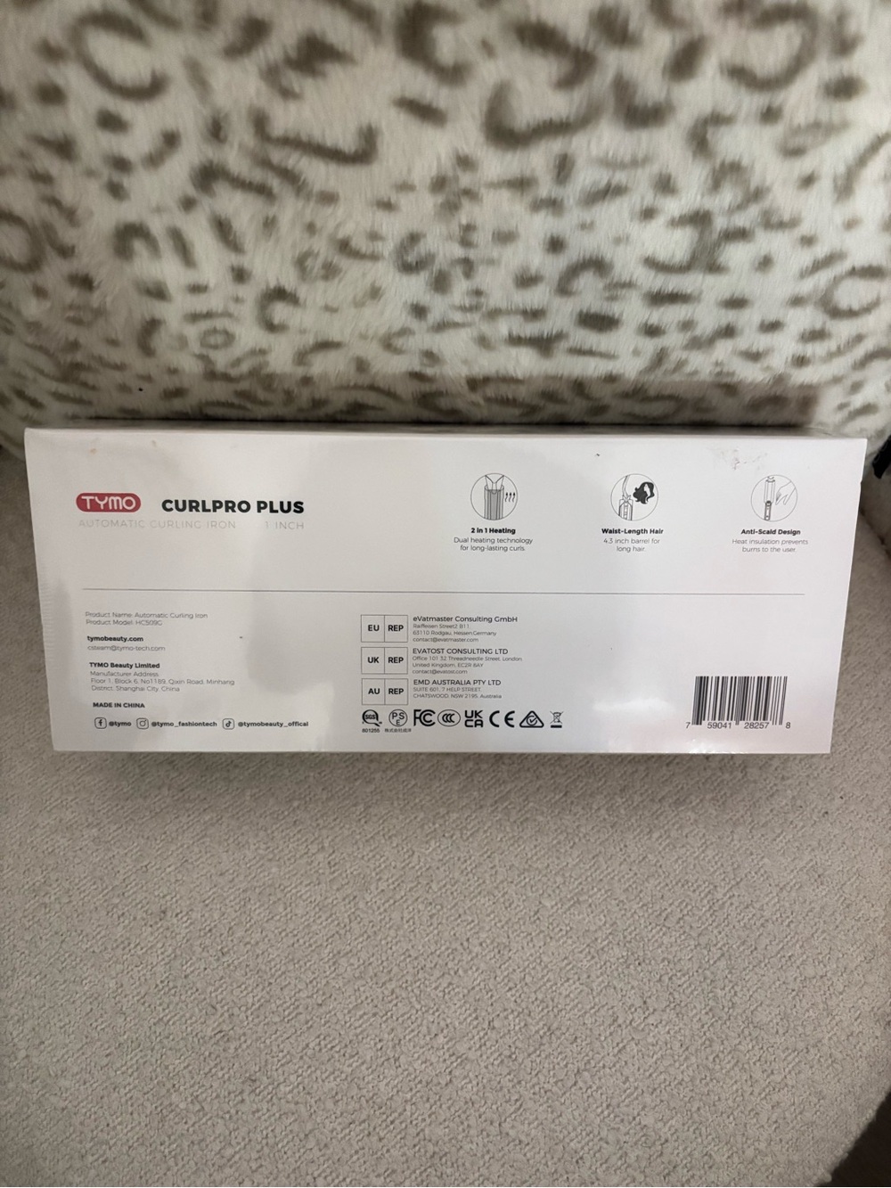 Tymo CurlPro Plus Automatic Curling Iron - Champagne - Picture 2 of 4